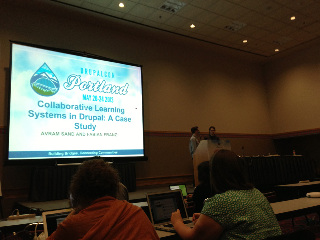 Collborative Learning Systems in Drupal: A Case Study (DrupalCon Session Notes)